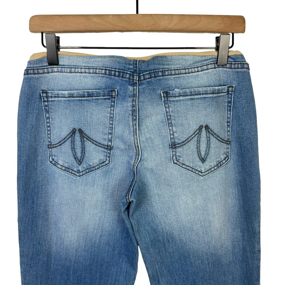 A Pea In The Pod Level 99 Full Panel Sz 28 Secret Fit Belly Flare Maternity Jean - Picture 5 of 9